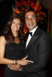 Amsterdam 21 december 2016
Sportman en sportvrouw van het jaar verkiezing tijdens het sportgala in de RAI. Ruud Gullit met vriendin Karin de Rooij