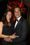 Amsterdam 21 december 2016
Sportman en sportvrouw van het jaar verkiezing tijdens het sportgala in de RAI. Ruud Gullit met vriendin Karin de Rooij