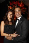 Amsterdam 21 december 2016
Sportman en sportvrouw van het jaar verkiezing tijdens het sportgala in de RAI. Ruud Gullit met vriendin Karin de Rooij