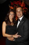 Amsterdam 21 december 2016
Sportman en sportvrouw van het jaar verkiezing tijdens het sportgala in de RAI. Ruud Gullit met vriendin Karin de Rooij