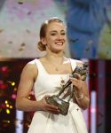 Amsterdam 21 december 2016
Sportman en sportvrouw van het jaar verkiezing tijdens het sportgala in de RAI. Lieke Sanne Vincent en moeder Gemma Wevers zijn aanwezig als Sanne sportvrouw van het jaar wordt