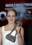 Amsterdam 21 december 2016
Sportman en sportvrouw van het jaar verkiezing tijdens het sportgala in de RAI. Lieke Sanne Vincent en moeder Gemma Wevers zijn aanwezig als Sanne sportvrouw van het jaar wordt