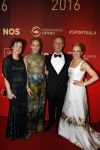Amsterdam 21 december 2016
Sportman en sportvrouw van het jaar verkiezing tijdens het sportgala in de RAI. Lieke Sanne Vincent en moeder Gemma Wevers zijn aanwezig als Sanne sportvrouw van het jaar wordt