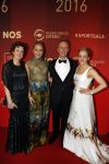 Amsterdam 21 december 2016
Sportman en sportvrouw van het jaar verkiezing tijdens het sportgala in de RAI. Lieke Sanne Vincent en moeder Gemma Wevers zijn aanwezig als Sanne sportvrouw van het jaar wordt