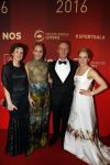 Amsterdam 21 december 2016
Sportman en sportvrouw van het jaar verkiezing tijdens het sportgala in de RAI. Lieke Sanne Vincent en moeder Gemma Wevers zijn aanwezig als Sanne sportvrouw van het jaar wordt