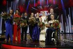Amsterdam 21 december 2016
Sportman en sportvrouw van het jaar verkiezing tijdens het sportgala in de RAI.
 De winnaars op het podium, met (VLNR) Ilse Paulis en Maaike Head, Jan Lammers, Liesette Bruinsma, Sanne Wevers, Vincent Wevers en Esther Vergeer