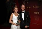 Amsterdam 21 december 2016
Sportman en sportvrouw van het jaar verkiezing tijdens het sportgala in de RAI. Lieke Sanne Vincent en moeder Gemma Wevers zijn aanwezig als Sanne sportvrouw van het jaar wordt