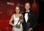 Amsterdam 21 december 2016
Sportman en sportvrouw van het jaar verkiezing tijdens het sportgala in de RAI. Lieke Sanne Vincent en moeder Gemma Wevers zijn aanwezig als Sanne sportvrouw van het jaar wordt