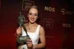 Amsterdam 21 december 2016
Sportman en sportvrouw van het jaar verkiezing tijdens het sportgala in de RAI. Lieke Sanne Vincent en moeder Gemma Wevers zijn aanwezig als Sanne sportvrouw van het jaar wordt