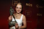 Amsterdam 21 december 2016
Sportman en sportvrouw van het jaar verkiezing tijdens het sportgala in de RAI. Lieke Sanne Vincent en moeder Gemma Wevers zijn aanwezig als Sanne sportvrouw van het jaar wordt