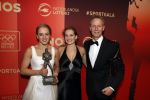 Amsterdam 21 december 2016
Sportman en sportvrouw van het jaar verkiezing tijdens het sportgala in de RAI. Lieke Sanne Vincent en moeder Gemma Wevers zijn aanwezig als Sanne sportvrouw van het jaar wordt