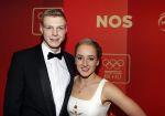 Amsterdam 21 december 2016
Sportman en sportvrouw van het jaar verkiezing tijdens het sportgala in de RAI. Lieke Sanne Vincent en moeder Gemma Wevers zijn aanwezig als Sanne sportvrouw van het jaar wordt Sanne met vriend Dennis
