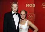 Amsterdam 21 december 2016
Sportman en sportvrouw van het jaar verkiezing tijdens het sportgala in de RAI. Lieke Sanne Vincent en moeder Gemma Wevers zijn aanwezig als Sanne sportvrouw van het jaar wordt Sanne met vriend Dennis