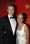 Amsterdam 21 december 2016
Sportman en sportvrouw van het jaar verkiezing tijdens het sportgala in de RAI. Lieke Sanne Vincent en moeder Gemma Wevers zijn aanwezig als Sanne sportvrouw van het jaar wordt Sanne met vriend Dennis