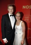 Amsterdam 21 december 2016
Sportman en sportvrouw van het jaar verkiezing tijdens het sportgala in de RAI. Lieke Sanne Vincent en moeder Gemma Wevers zijn aanwezig als Sanne sportvrouw van het jaar wordt Sanne met vriend Dennis