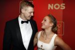Amsterdam 21 december 2016
Sportman en sportvrouw van het jaar verkiezing tijdens het sportgala in de RAI. Lieke Sanne Vincent en moeder Gemma Wevers zijn aanwezig als Sanne sportvrouw van het jaar wordt Sanne met vriend Dennis