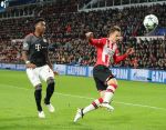 Eindhoven, 1 November 2016
4e wedstrijd voorronde Champions Leaugue seizoen 2016/2017
PSV-Bayern Munchen, eindstand 1-2
Santiago Arias en David Alaba