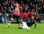 Eindhoven, 1 November 2016
4e wedstrijd voorronde Champions Leaugue seizoen 2016/2017
PSV-Bayern Munchen, eindstand 1-2
Santiago Arias en Mats Hummels