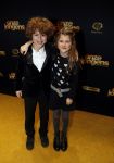 Amsterdam 19 december 2016 
Premiere onze Jongens in Tuschinski. Sharon Wins  met Ruben Troostwijk Zep en zijn zus
