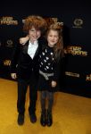 Amsterdam 19 december 2016 
Premiere onze Jongens in Tuschinski. Sharon Wins  met Ruben Troostwijk Zep en zijn zus