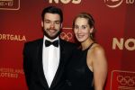 Amsterdam 21 december 2016
Sportman en sportvrouw van het jaar verkiezing tijdens het sportgala in de RAI.
Sjinkie Knegt en Fenna v d Wal