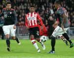 Eindhoven, 1 November 2016
4e wedstrijd voorronde Champions Leaugue seizoen 2016/2017
PSV-Bayern Munchen, eindstand 1-2
Steven Bergwijn David Alaba Mats Hummels