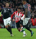 Eindhoven, 1 November 2016
4e wedstrijd voorronde Champions Leaugue seizoen 2016/2017
PSV-Bayern Munchen, eindstand 1-2
Steven Bergwijn David Alaba Mats Hummels