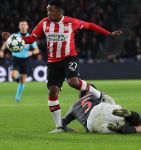 Eindhoven, 1 November 2016
4e wedstrijd voorronde Champions Leaugue seizoen 2016/2017
PSV-Bayern Munchen, eindstand 1-2
Steven Bergwijn David Alaba Mats Hummels