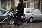 Amsterdam 7 januari 2016
Susan Visser op de fiets in de kou