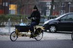 Amsterdam 20 december 2016
Susan Visser op haar bakfiets in Amsterdam