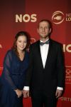 Amsterdam 21 december 2016
Sportman en sportvrouw van het jaar verkiezing tijdens het sportgala in de RAI.
Teun Mulder met partner