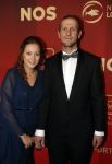 Amsterdam 21 december 2016
Sportman en sportvrouw van het jaar verkiezing tijdens het sportgala in de RAI.
Teun Mulder met partner