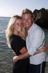 Curacao San Juan 5 januari 2017
Thomas Berge met zijn nieuwe vriendin Cassidy Roeks op vakantie op curacao.