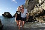 Curacao San Juan 5 januari 2017
Thomas Berge met zijn nieuwe vriendin Cassidy Roeks op vakantie op curacao.