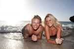 Curacao San Juan 5 januari 2017
Thomas Berge met zijn nieuwe vriendin Cassidy Roeks op vakantie op curacao.