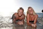 Curacao San Juan 5 januari 2017
Thomas Berge met zijn nieuwe vriendin Cassidy Roeks op vakantie op curacao.