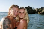 Curacao San Juan 5 januari 2017
Thomas Berge met zijn nieuwe vriendin Cassidy Roeks op vakantie op curacao.