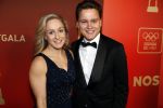 Amsterdam 19 december 2017 
Sportgala in de Rai. Sportman en sportvrouw van het jaar verkiezing. Angela Christ met partner