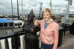 Volendam 4 oktober 2017
Annie Schilder in de haven van Volendam