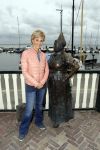 Volendam 4 oktober 2017
Annie Schilder in de haven van Volendam