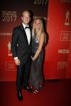 Amsterdam 19 december 2017 
Sportgala in de Rai. Sportman en sportvrouw van het jaar verkiezing.  Claire Corthaus en partner hockeyer Billy Bakker