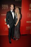 Amsterdam 19 december 2017 
Sportgala in de Rai. Sportman en sportvrouw van het jaar verkiezing.  Claire Corthaus en partner hockeyer Billy Bakker