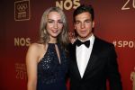 Amsterdam 19 december 2017 
Sportgala in de Rai. Sportman en sportvrouw van het jaar verkiezing. Dylan Groenewegen met vriendin