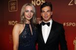Amsterdam 19 december 2017 
Sportgala in de Rai. Sportman en sportvrouw van het jaar verkiezing. Dylan Groenewegen met vriendin
