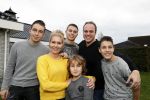 Fijnaart 27 december 2017 
Frans Mariska Christiaan Frans Jan en Lucas Bauer thuis.