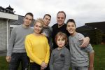 Fijnaart 27 december 2017 
Frans Mariska Christiaan Frans Jan en Lucas Bauer thuis.