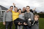 Fijnaart 27 december 2017 
Frans Mariska Christiaan Frans Jan en Lucas Bauer thuis.