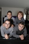 Fijnaart 27 december 2017 
Frans Mariska Christiaan Frans Jan en Lucas Bauer thuis.
