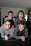 Fijnaart 27 december 2017 
Frans Mariska Christiaan Frans Jan en Lucas Bauer thuis.