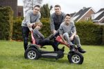 Fijnaart 27 december 2017 
Frans Mariska Christiaan Frans Jan en Lucas Bauer thuis.